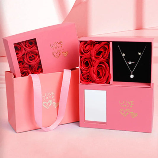 Women Rose Stone Gift Set